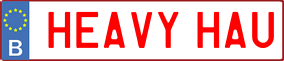 Truck License Plate